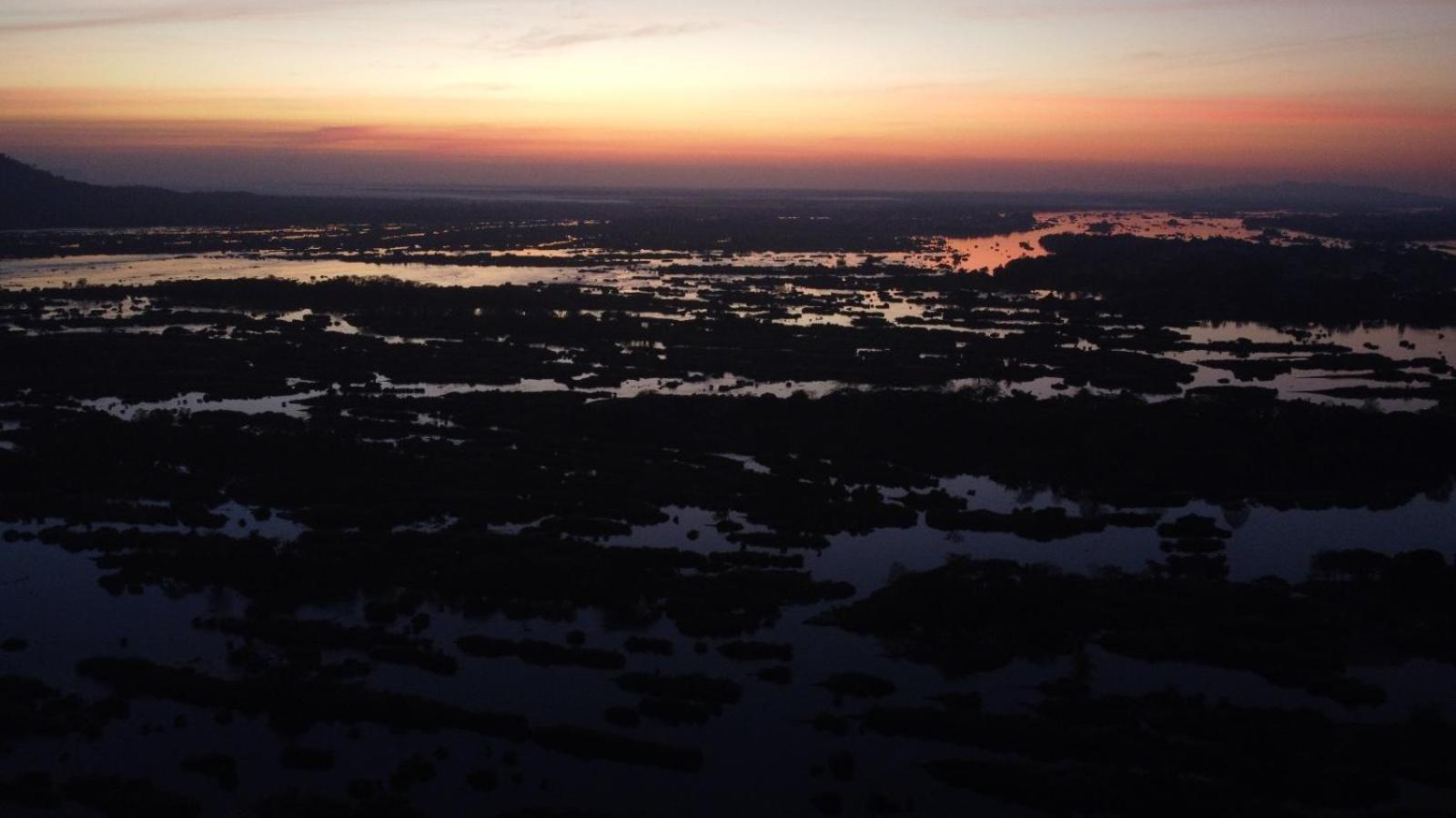 Sompong Sunset View Guest House Don Det Bagian luar foto