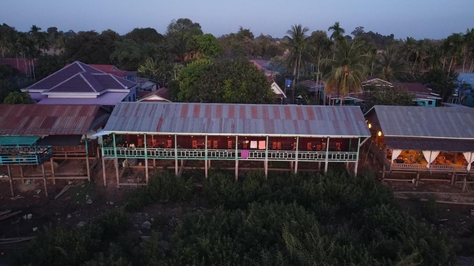 Sompong Sunset View Guest House Don Det Bagian luar foto
